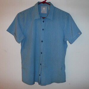 MAMMUT WOMANS BUTTONDOWN SHORT SLEEVED SHIRT, SMALL